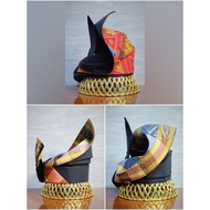 Tanjak Separuh Songket Dan Batik | Saiz Mudah Laras (Ready Stock)