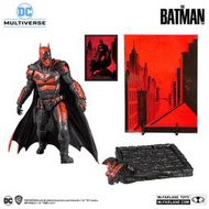改麥法蘭 12吋 DC 電影 蝙蝠俠 2022 蝙蝠俠 黑紅版 雕像現貨代理