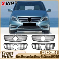 XVIP Front Bumper Grill For Mercedes Benz B-Class W246 2012-2014 B180 B200 B220 B250 Chrome Diamonds