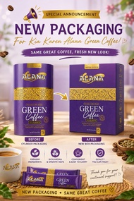 爆单 Readystock Alana Purple Box Green Coffee 紫色罐青咖啡