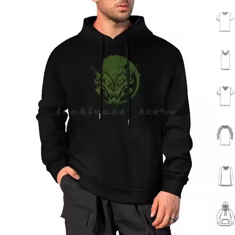 Goblin Nation Hoodies Long Sleeve Green Goblin Super Villain Evil Goblin Hobgoblin Goblin Nation Pet