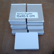 Duplex paper 15x10.5 cm