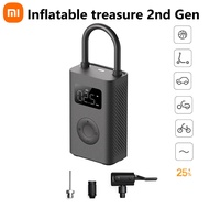 Xiaomi Air Pump 2 Electric Inflatable Treasure Air Compressor Tire Sensor Pump for Motorcycle Car Soccer