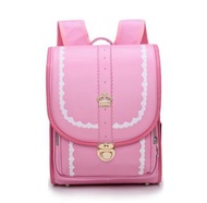 NJIUE 2019 kid Orthopedic School Bag Children Japan Backpack For girls PU Hasp Randoseru Japanese St
