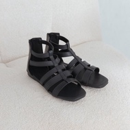 【I called Love】MIT簡約編織羅馬平底涼鞋