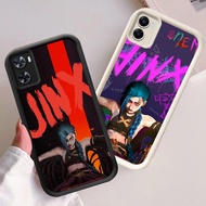 YS-58 Hot Game Arcanes Jinx Shockproof Casing for OPPO A57 A36 A57e A57s A96 A77s A77 A76 Realme 9i 