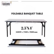 JFH 3V Foldable Banquet Table (Width 750 mm 2.5') / Meja Lipat (2.5x4) (425)