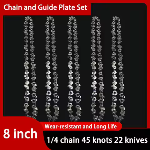 8-Inch Chain Saw Blade Mini Portable Electric Saw Wireless 45 knots 22 knives Chainsaws Mini Battery