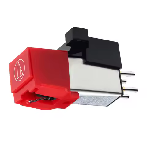 Audio-Technica ATN91R Replacement Conical Turntable Stylus for AT91R, Red AT-91 AT3600L AT91Upgrade