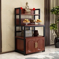 hot new Modern minimalist Buddhist altar wardrobe God of wealth cabinet Buddhist altar Guanyin altar with door home