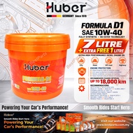 Huber 10W40 Formula D1 Diesel Fully Synthetic 7L+1L (8L) HD Ester Hilux D-Max Ranger Triton Genuine