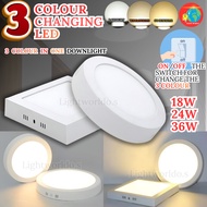 🔥NEW ARRIVAL🔥3 COLOUR Downlight 3 colour lampu tukar warna lampu tiga warna murah downlight murah su