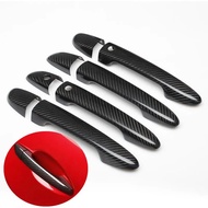 For mazda cx-5 cx5 CX 5 2012-2022 Styling Carbon Fiber Chrome Car Door Handle Cover Trim Car Accesso