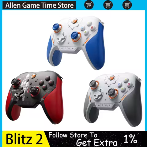BIGBIGWON Blitz2 IP Version TMR Star Flash Gamepads Wireless Bluetooth Somatosensory Controllers 200