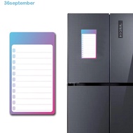 SEPTEMBER  Fridge Notepad, Shopping List Planner Week Daily Planner  Memo Sticker, Simple PET Grocer