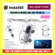 New Version | Insta360 X3 Invisible Dive Case For One X3 | 50m Waterproof | Insta360 Accessories