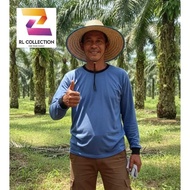 Long-sleeved work t-shirts (PLS) wet t-shirts farmer t-shirts. building coolie t-shirts, ngarit t-sh