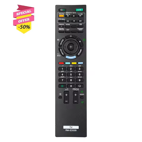RM-ED035 Remote Control For Sony LCD TV KDL-22EX302 KDL-26EX301 KDL-26EX302 KDL-32EX301 KDL-32EX302 