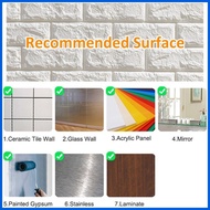 ﹊ ✈ ☇◑ WallPaper Brick 20pcs Bundle 35x38cm 3D Wall Sticker foam Self adhesive Super dikit