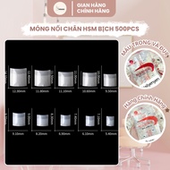 Pieceg HSM foot extensions, genuine HSM opaque and clear tip nails