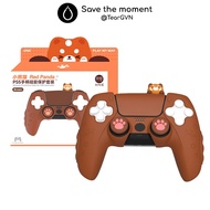 Iine Red Panda Ergonomic Controller Cover and bag Button Cover for PS5