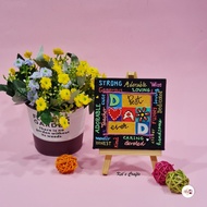 / Fathers Day / Birthday / Decoration / Home (KelsCrafts Handcrafted Canvas Art)