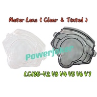 LC135 V2 V3 V4 V5 V6 V7/LC 135 New (Clear &amp; Tinted Smoke) Meter Cover Meter  Len Lens Cermin meter Cover