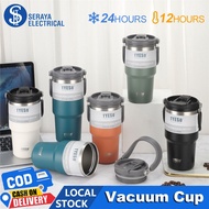 Tyeso Insulated Vacuum Tumbler 900ML aquaflask Stainless Steel Mug Water Bottle with Straw Handle