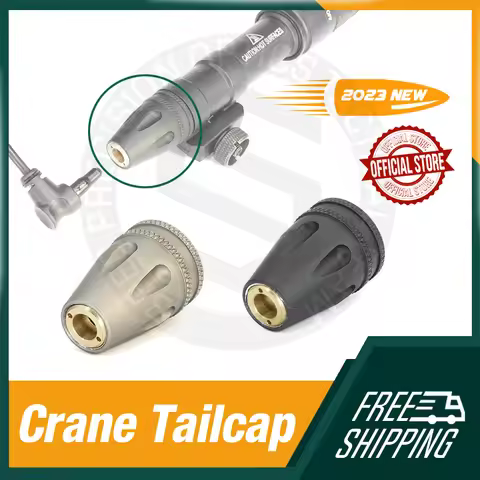 Tactical Crane Port Tailcap For Surefire M300 M600 Series OKW PLHV2 Weapon Light