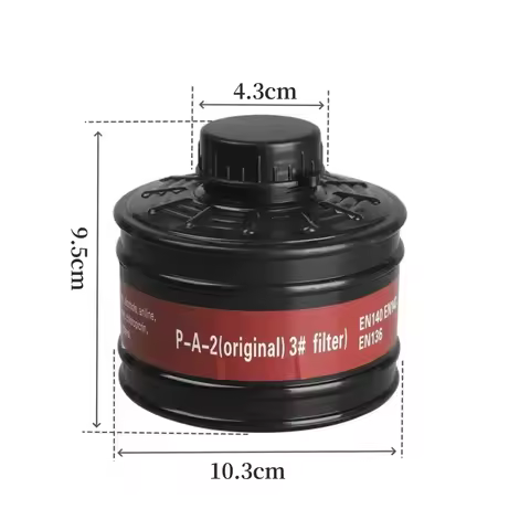 Gas Mask Filter 40mm Respirator Canister Practical Replacement Accessory mask Chemical gas mask Resp