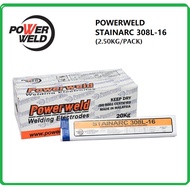 Powerweld Stainarc 308L-16 stainless steel electrode (2.50kg/pack) / STAINARC 308L / E308L s/steel e