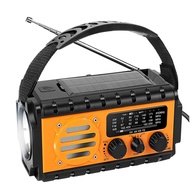 SOS Mobile Power Solar Hand Crank Radio Emergency Radio FM AM/ NOAA Weather Radio 20000mAh Rechargea