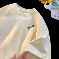 BIGSIZE T-shirt (size S - 5XL) Japan Korean Style Harajuku SKELETON DINO T-shirt Japan Oversize Kore