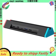 For Switch 2 Dock Station 4K@120Hz -Compatible USB & Type C Ports Enhanced Gaming Performance Access