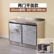 XY12  Simple Cupboard Cupboard Basket Stainless Steel Sink Cabinet Stove Economical Assembled Rental Room Household All-