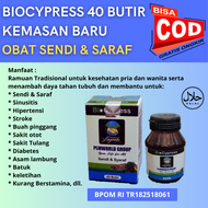 (BISA COD) Biocypress 40 Butir Untuk Sendi dan Syaraf - Kemasan Baru