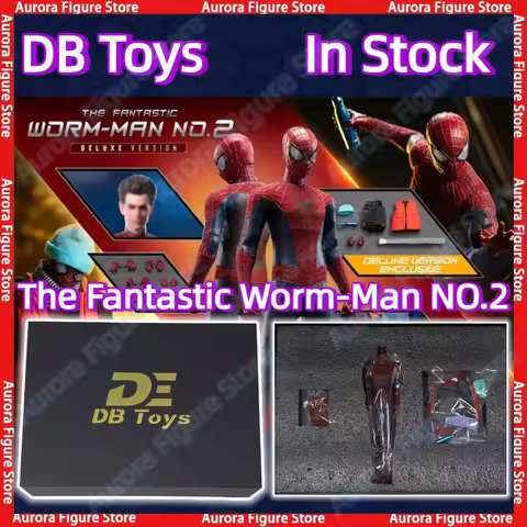 In Stock 1/12 The Fantastic Worm-man NO.2 Spider Man DB Toys & 6in Studio SHF Anime Action Figures T