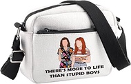 Stranger Merchandise Crossbody Bag There's More To Life Than Stupid Boys Mike Steve Eleven Dustin Ma