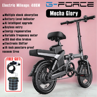 Electric Bicycle G-Force Skuter Elektrik Dewasa Basikal elektrik E Bike 400W 48V Lithium Battery Adu