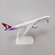 20cm Alloy Metal UNITED STATES HAWAIIAN B777 Airlines Boeing 777 Airways Diecast Model