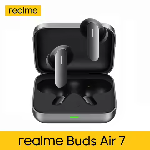 New Original realme Buds Air7 TWS Headphones 52dB Noise Cancellation 52 Hours Battery Life Driver LH