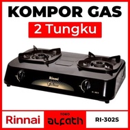 Rinnai Kompor Gas 2 Tungku RI302S RI 302S RI 302 S