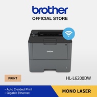 Brother Mono Laser Printer HL-L6200DW Only Printer with Duplex+WIfi