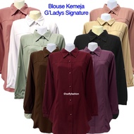 B2421 KEMEJA BLOUSE OFFICE G’LADYS SIGNATURE SAIZ 40-50 GLADYS