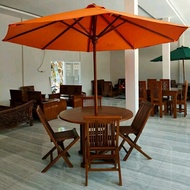 set meja payung taman outdoor set meja payung cafe