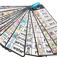 Kindergarten Elementary School Students English Word Flash Card English Theme Flash Card Holiday Wea