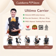 Cuddleme Ultimo Carrier - M-Shape SSC Cuddleme Hipseat 4 Position Baby Carrier