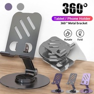 360 Phone Holder Multiple Angle Adjustments Stable Metallic Round Base Weight of Any Phone Tablet
