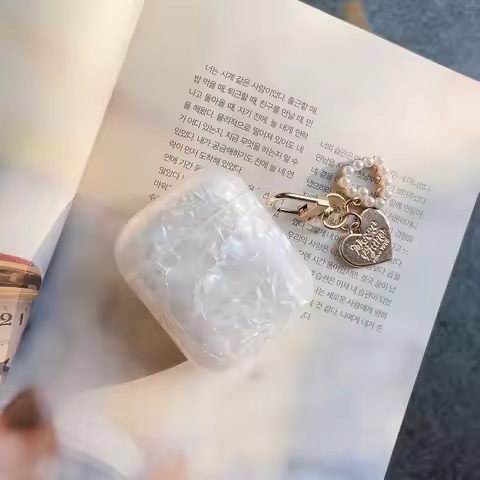 Luxury Girls Pearl Case For Airpods 3 Pro 2 1 Case For Apple AirPods Pro 2 3 Case Cover For Airpods3