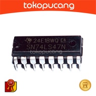 IC TTL 7447 74LS47 Bcd to Seven Segment Decoder ANODA SN74LS47N Dip 16p